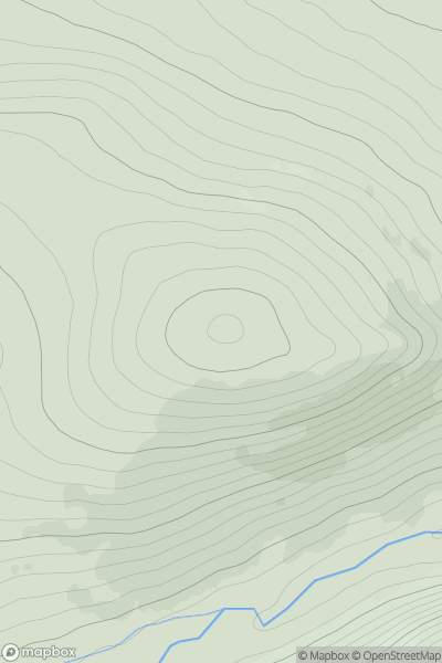 Thumbnail image for Creag Loisgte [Loch Broom to Strath Oykel] showing contour plot for surrounding peak